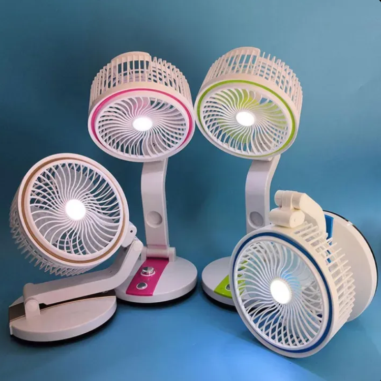 Rechargeable Folding LR FAN তীব্র গরমে আপনার ‘ এসি FAN