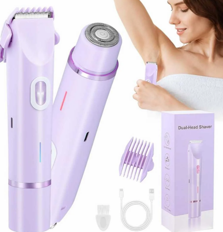 Electric Shaver 2-in-1 Razor with ABS Material Rechargeable